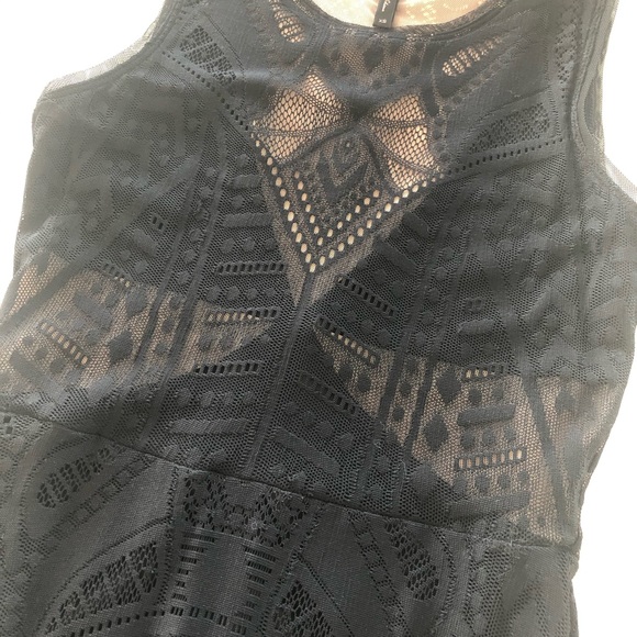 BCBG MaxAzria Sleeveless Maxi Dress in Lace XS - Picture 7 of 7